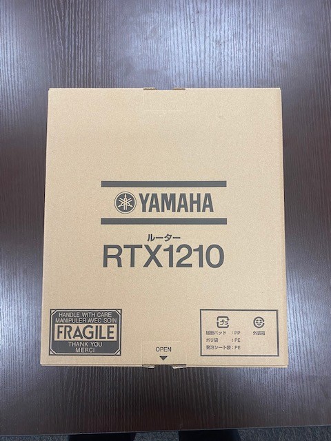 【新品未使用】YAMAHA RTX1210 ギガアクセスＶＰＮルーター